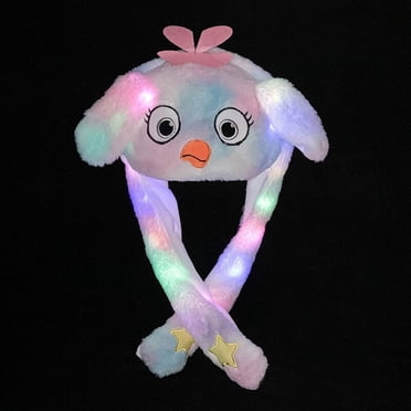Kids Bunny Ear Jumping Straw Sun Hat - Moving Rabbit Ear Bucket Hat For Beach & Outdoor