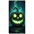 thumbnail image 1 of Glowing Pumpkin Halloween Banner Scary Face Decorative Design for Halloween Party Indoor Outdoor Decorations, 1 of 9