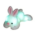 thumbnail image 1 of Glowing Rabbit Plush Toy with Soft Lights, Cuddle Companion for Ages 1-2years, Warm Light Stuffed Animal, Auto-Glow Night Buddy, Battery Operated Soothing Plushie, 1 of 6