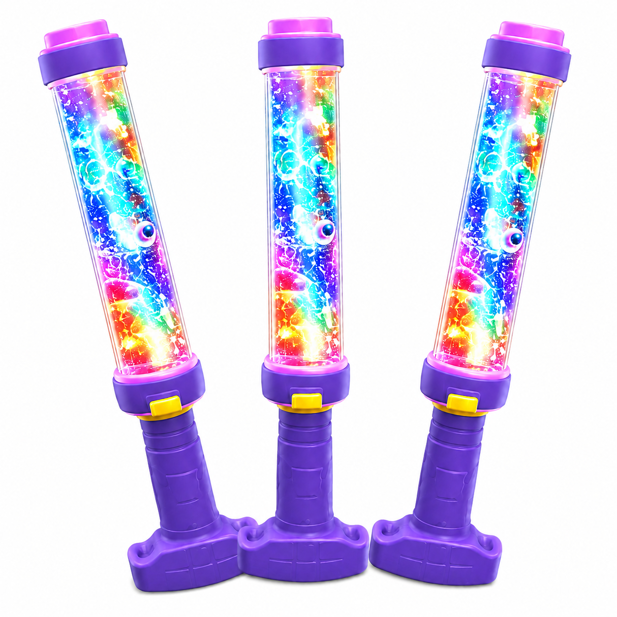 Glowing Rainbow LED Water Blaster, Automatic Electric Water Gun with Multicolor Lights, Pool & Beach Toy