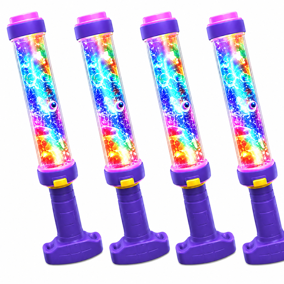 Glowing Rainbow LED Water Blaster, Automatic Electric Water Gun with Multicolor Lights, Pool & Beach Toy