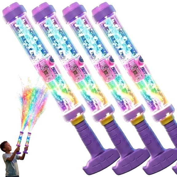 Glowing Rainbow LED Water Blaster, Glowing Rainbow Water Blaster, Firework Spray & Light Up, Summer Fun that Pops Like Magic, for Summer Pool Party Outdoor Waters Fight Games (1Pcs)