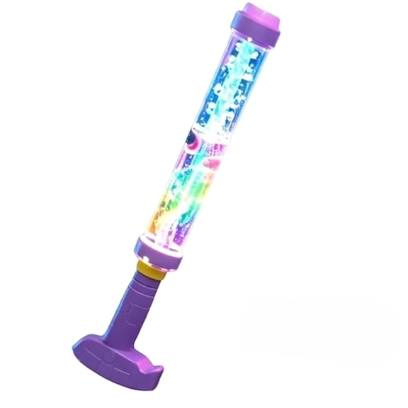 Glowing Rainbow LED Water Blaster, Pull-Push Firework Water Blaster, Summer Fun that Pops Like Magic, Rainbow Water Gun for Pool Party Outdoor Summer Water Games