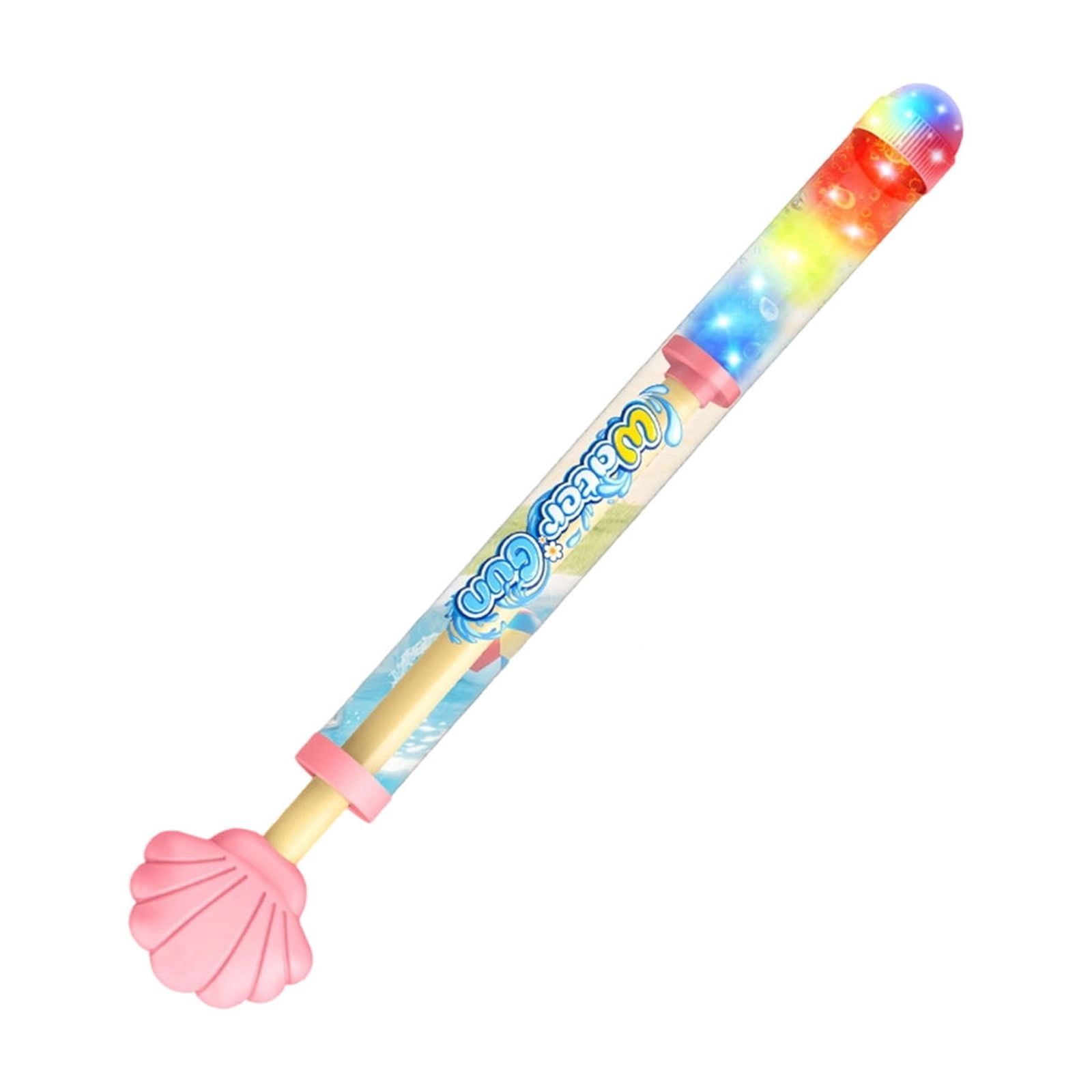 Glowing Rainbow LED Water Blaster, Summer Fun That Pops Like Magic, Creative Squirt Water Blaster, Firework Spray Water Soaker for Pool Party Outdoor Summer Water Games