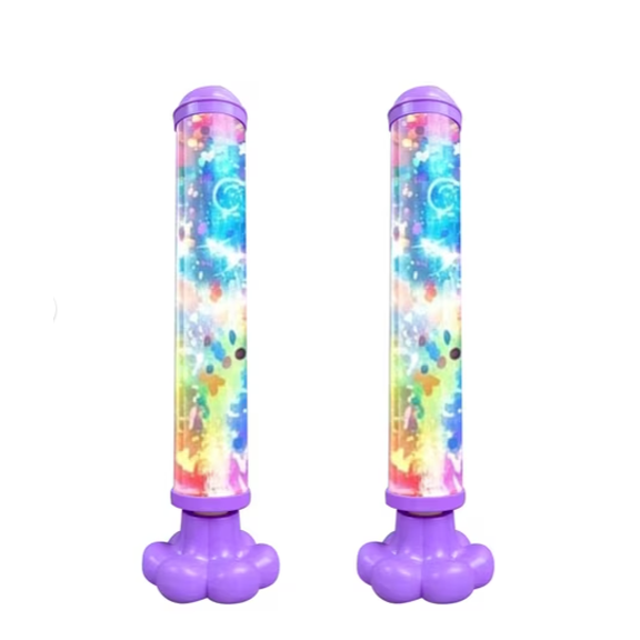 Glowing Rainbow Light Up LED Water Blaster Toy Outdoor Water Games 2 Pack