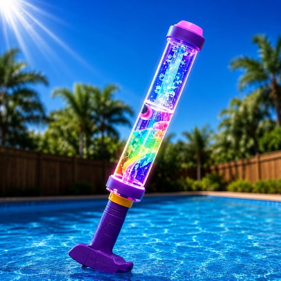 Glowing Rainbow Led Water Blaster, Summer Fun that Pops Like Magic, Glowing Rainbow Water Blaster, for Pool Party Beach Outdoor Summer Water Games