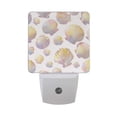 thumbnail image 1 of Glowing Shells LED Night Light Sensor Lamp Plug-in Adjustable Brightness 2 Pack, 1 of 7