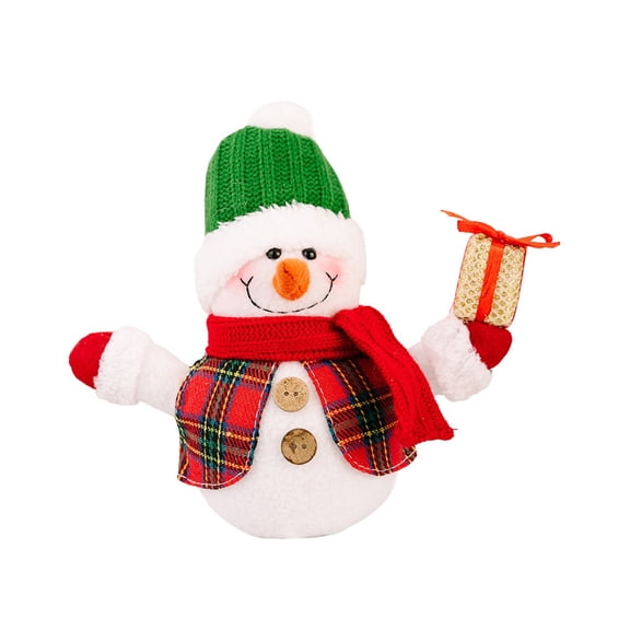 Glowing Snowman Figurine Tabletop With Warm Led Light For Festive Desktop Ornament Desktop Ornament Home Decor