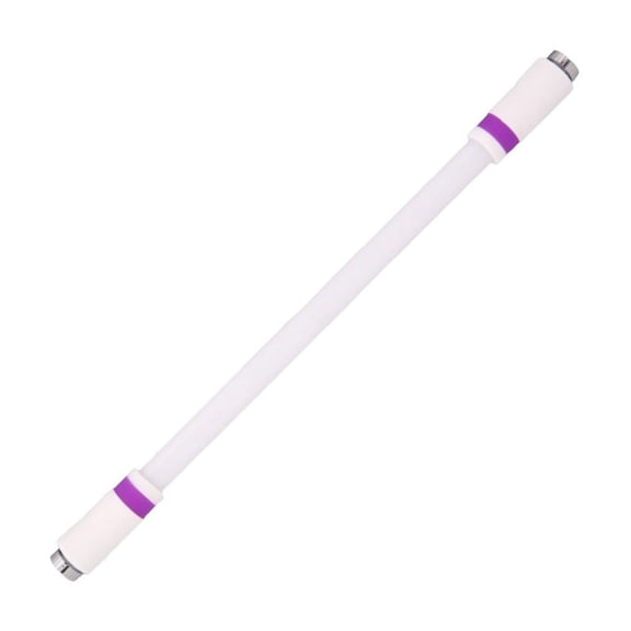 Glowing Spinning Pen Rolling Finger Rotating Gaming Trick Pen Mod with Tutorial No Refill Stress Releasing Brain Training Toys for Adults Office Supplies(Purple)
