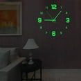 thumbnail image 1 of Glowing Sticker Wall Clock, Qiopertar Under $5 Luminous Wall Clock Stickers, DIY Glowing Frameless Hanging Watches, DIY Sticker Wall Clocks For Kitchen, Bathroom, Home Decoration , Digital Luminous, 1 of 5