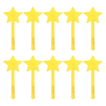 Glowing Sticks for Concert Children LED Flashing Magic Five PointedStar Light Up Fairy Wand Party Supply