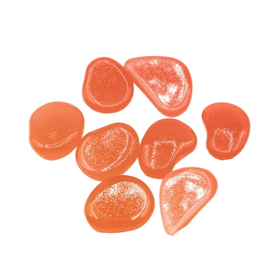 Glowing Stones - Shining Stone - Garden Decorative Pebbles Stonesnon Radioactive Resin Materialglowinglawnfish Tank - 1 Pack × 100 Pieces 20×30Mm Glow-In-The-Dark Stones