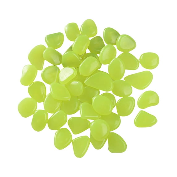 Glowing Stones - Shining Stone - Garden Pebbles Glow Stones Rocks Luminous Pebbles for Walkways Outdoor Decor - 1 Pack of 150 Glowing Stones