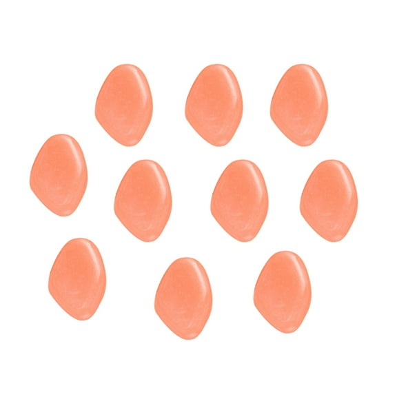 Glowing Stones for Garden Decorative Pebbles - Non Radioactive Resin Material Enhancing Aquarium and Indoor 10PCS