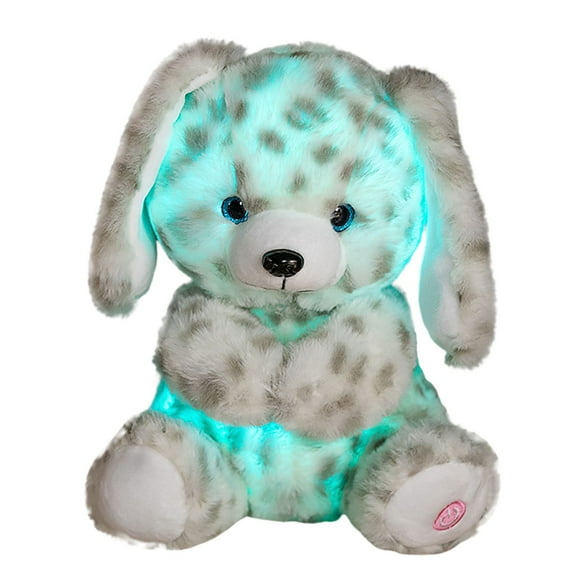 Glowing Toy Light Up Cuddly Dog Stuffed Toy Baby Soothing Doll With LED