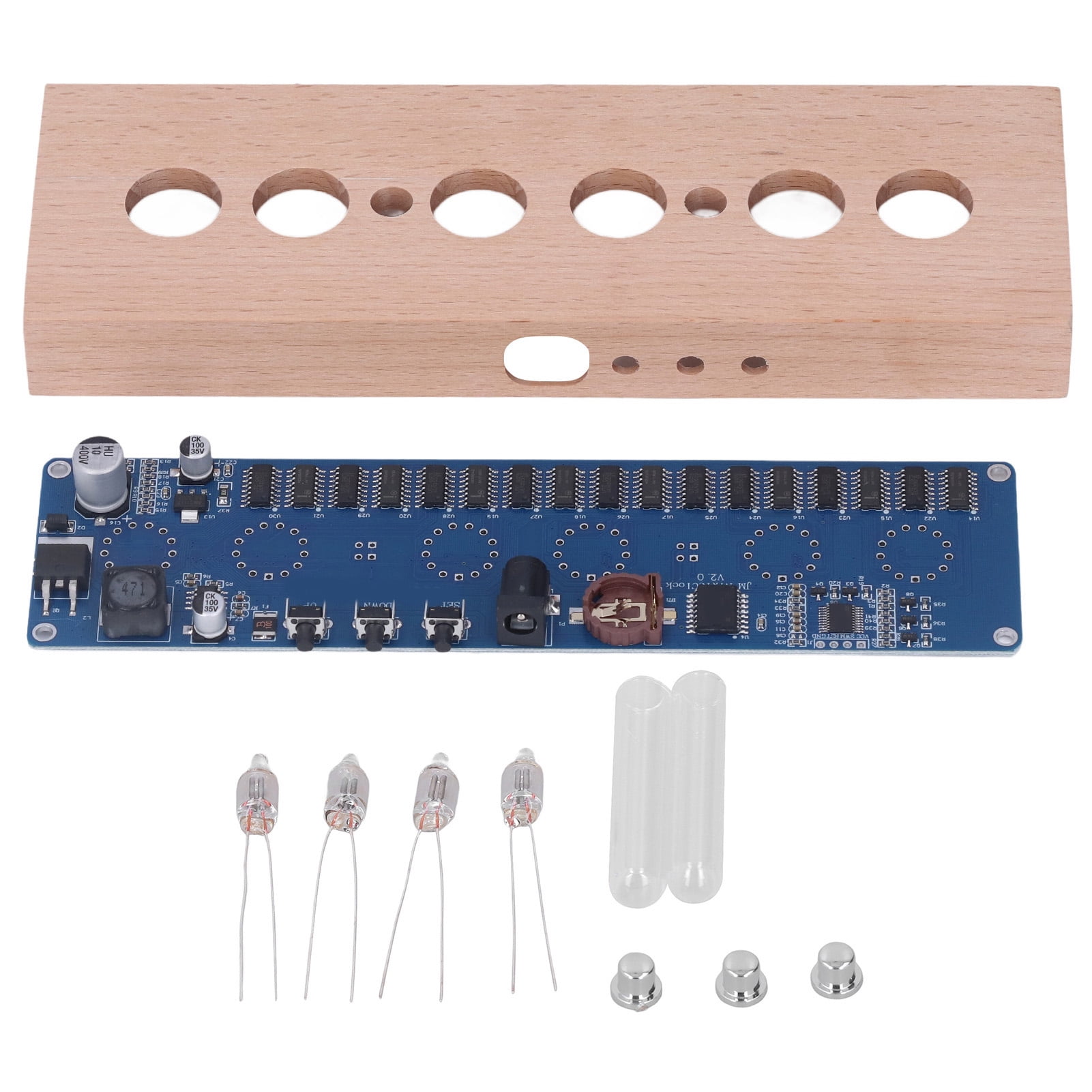 Glowing Tube Clock DIY Kit High Accuracy IN14 Nixie Tube Clock DIY