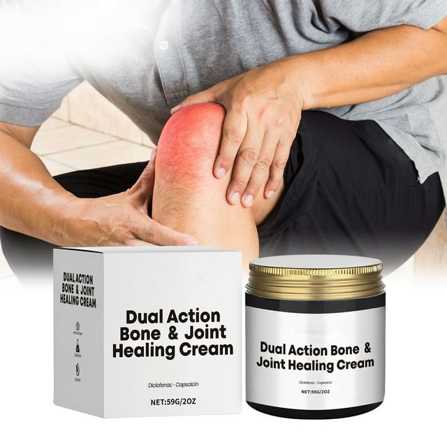 Glowlia 1xDual Action Bone & Joint HealingCream New Joint PainRelief Gel Joint ReliefCream Joint And BoneCream For Back Knee Hands Neck Feet Tooth Polish Hair Soap Zest Soap Fourth Beauty Pregnancy