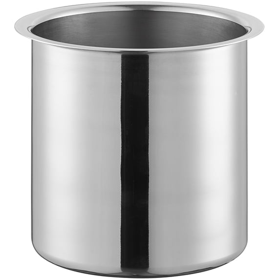 Glownary 1.5 Quart Stainless Steel Bain Marie Pot, Round, Mirrored ...