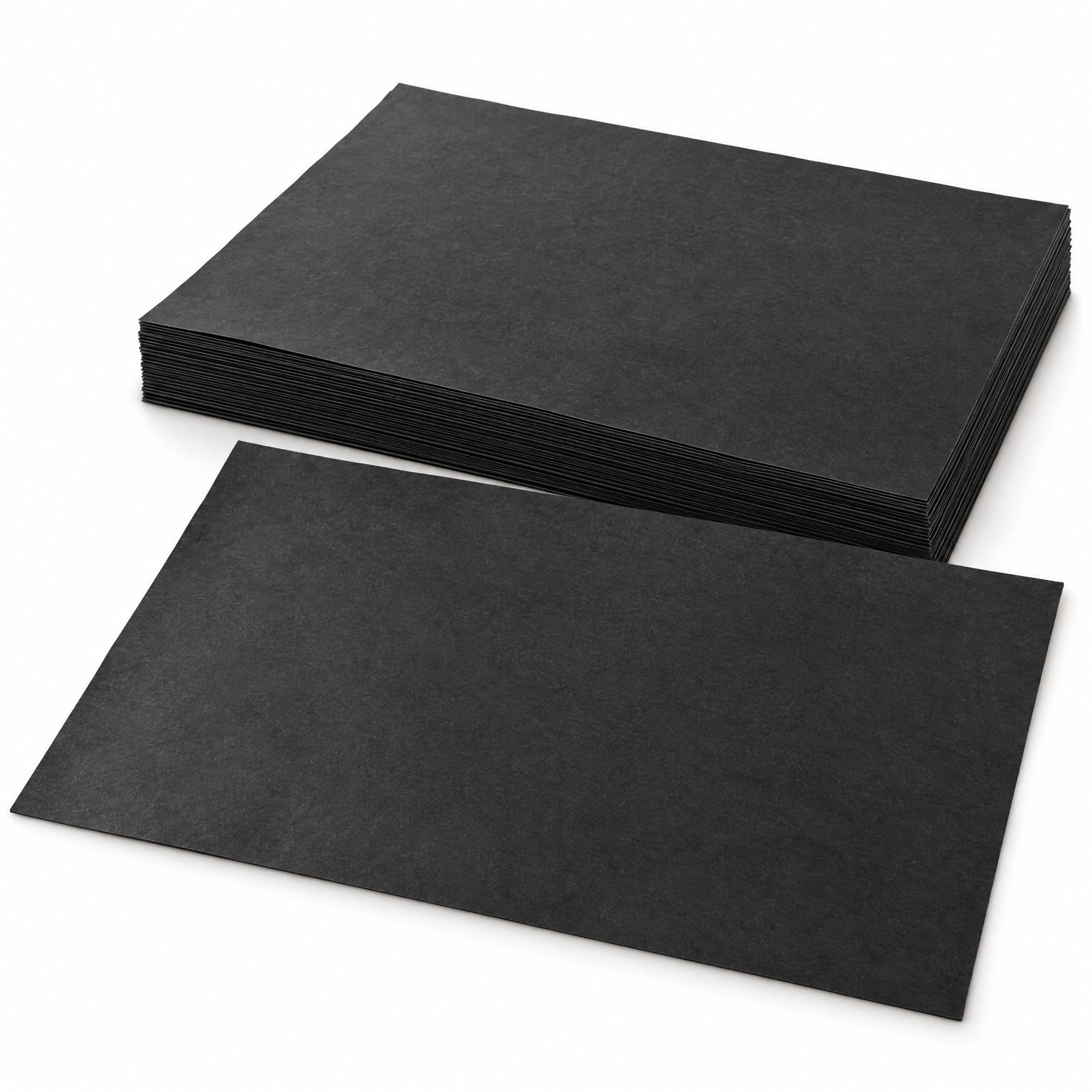 Glownary 10 x 14 Inch Black Steak Paper Sheets, 40 lb Basis Weight, Wax ...
