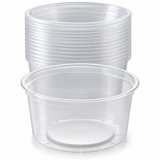 Glownary 12 oz Translucent Round Deli Container, Polypropylene ...