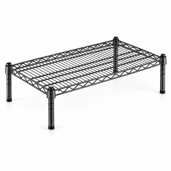Glownary 18 x 36 Inch NSF Black Epoxy Dunnage Rack with 8 Inch Posts ...