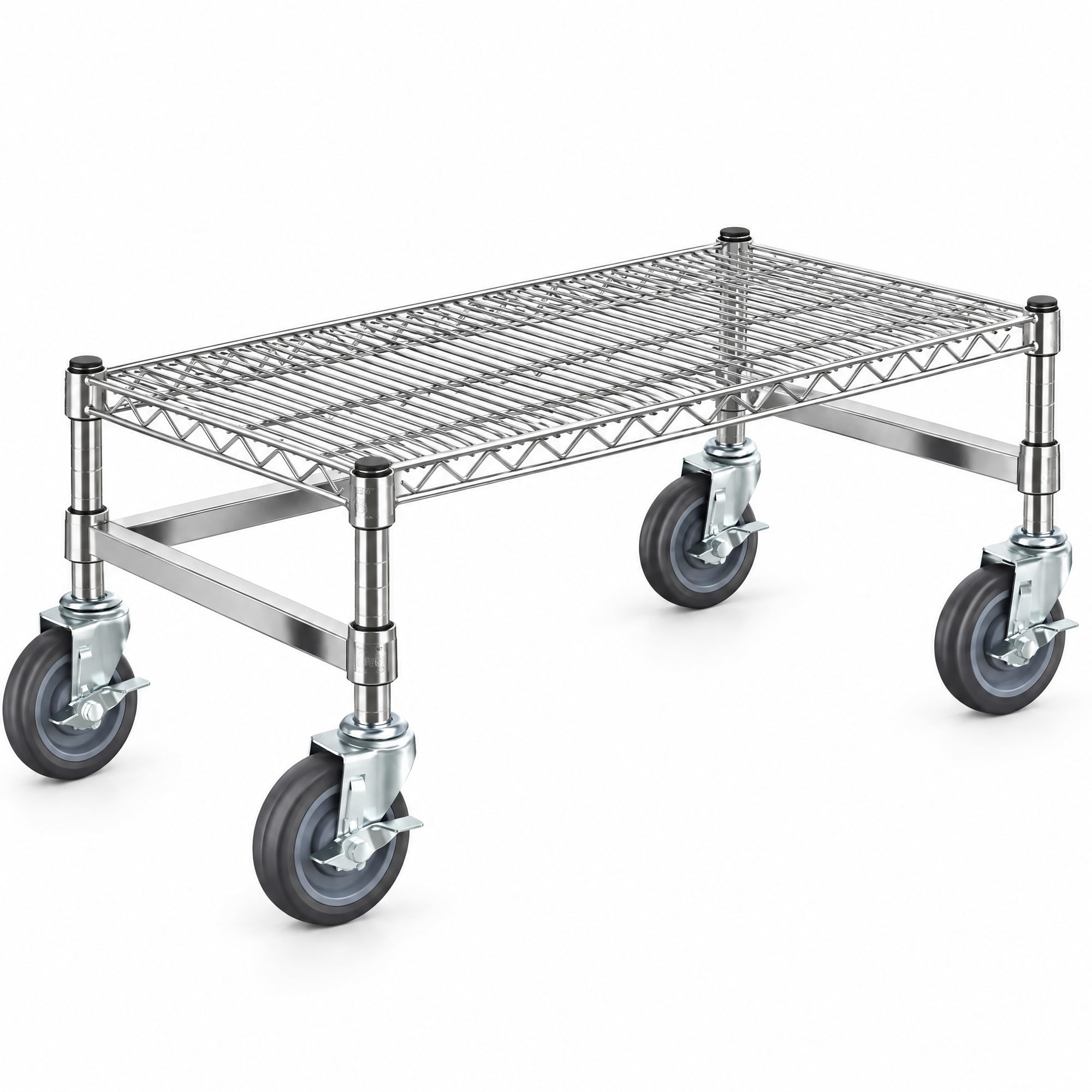 Glownary 18 x 36 x 14 Inch Steel Mobile Dunnage Rack, NSF Certified ...