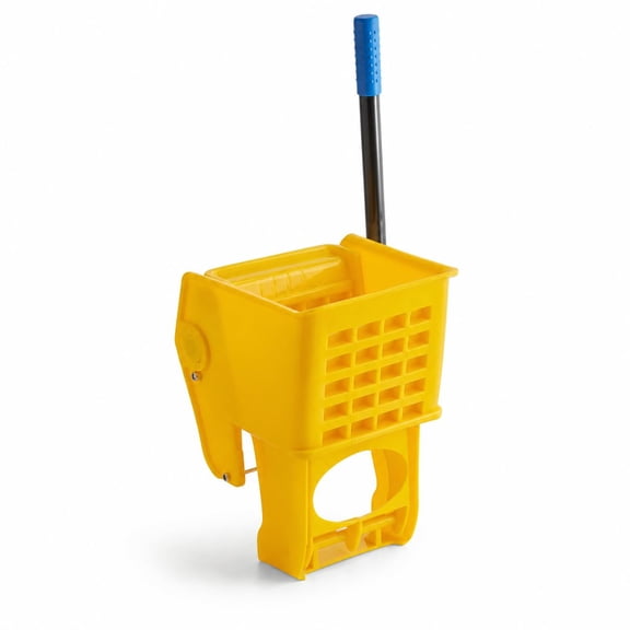 Glownary [2 Pack] Commercial Side Press Mop Wringer, Yellow, 35 Qt Capacity, 11L x 9.25W x 15H inches