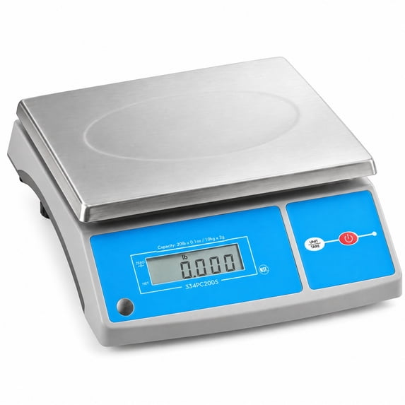 Glownary 20 lb. Digital Portion Control Scale, Oversized Platform, Tare ...
