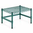 Long Single Side Material Storage Racks Glownary 24 Inch x 18 Inch x 14 Inch Green Epoxy Coated Wire Dunnage ...