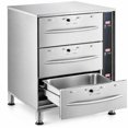 Glownary 27 3/4 Inch Triple Freestanding Drawer Warmer with Digital ...