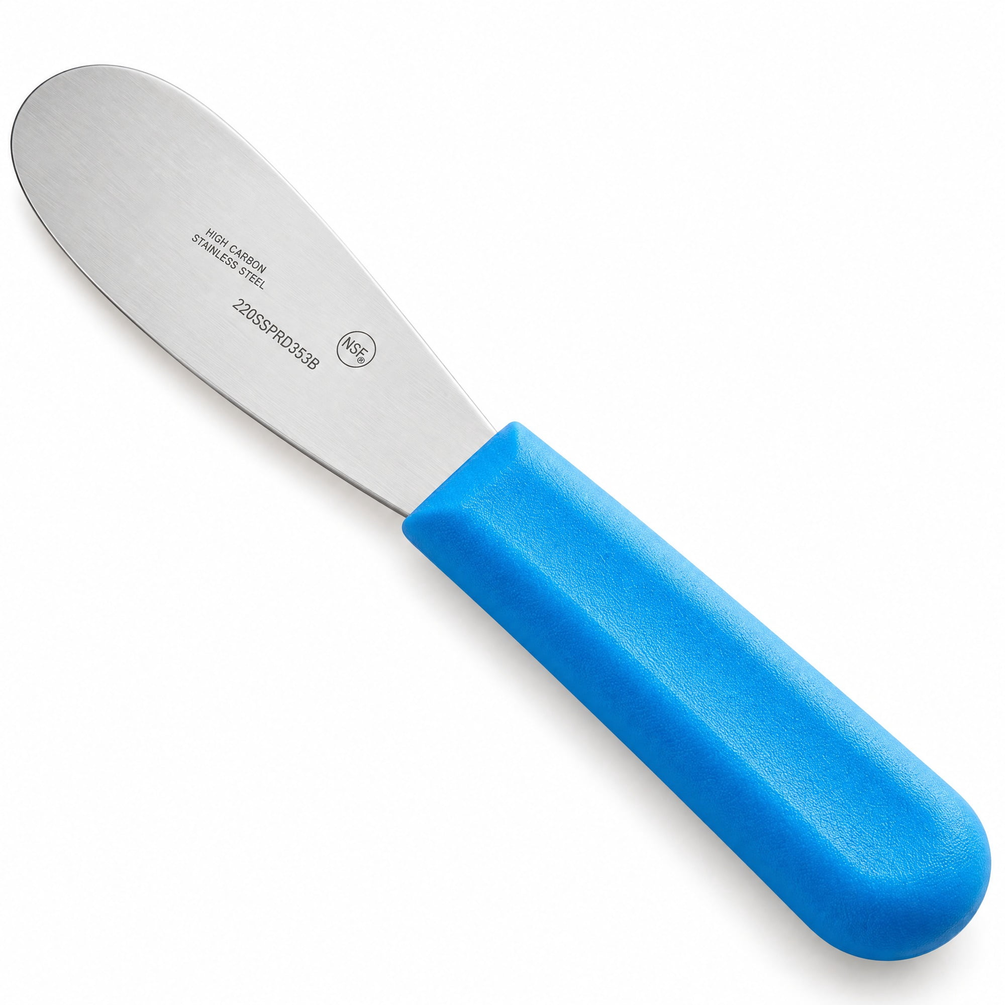 Glownary 3 1/2 Inch Smooth Stainless Steel Sandwich Spreader, Blue ...