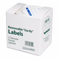 Glownary 3 Inch Round Removable Food Rotation Labels, Blue Paper, 500 ...