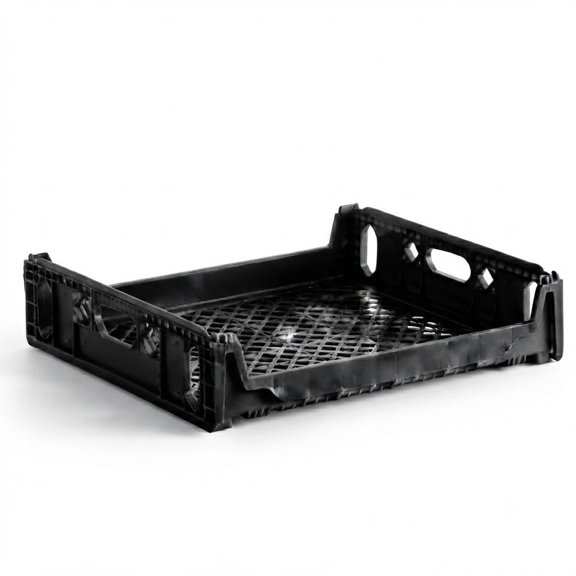 Glownary [4 pack] Black Bread Tray 26" x 22" x 6", Holds 10 Loaves