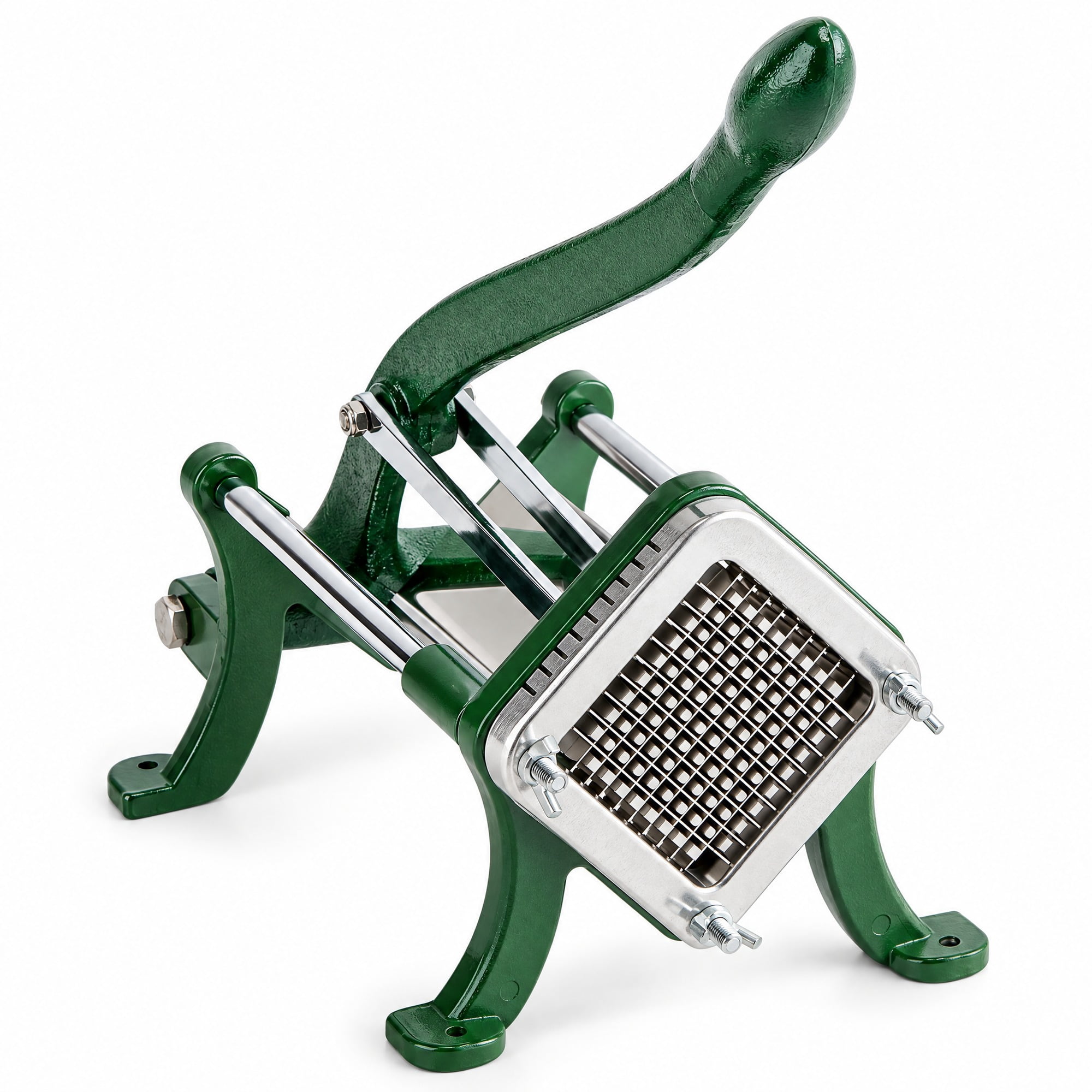 Glownary 8 Inch Cast Iron French Fry Cutter, 1/4 Inch Straight Cut ...