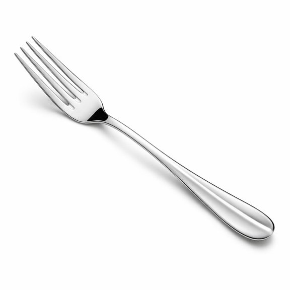Glownary Benson European Table Fork, 18/0 Stainless Steel, Silver, Heavy Weight, 8 1/8 Inch, Dishwasher Safe, 12 Per Case