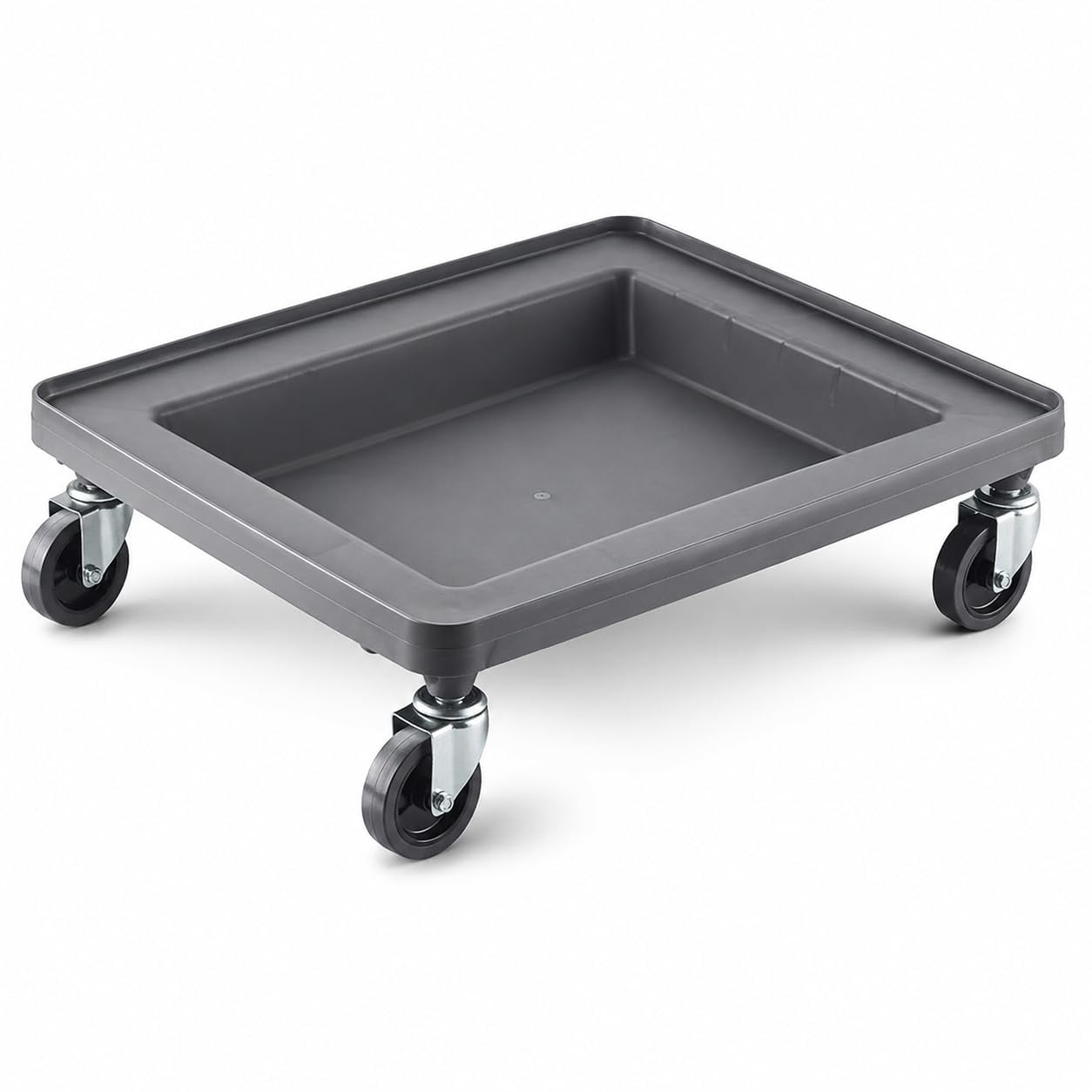 Glownary Commercial Dish Rack Dolly, Gray Polypropylene, 21x21 Inches ...