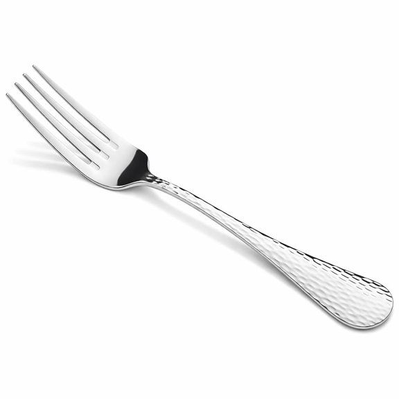 Glownary Inspira European Table Fork, 18/8 Stainless Steel, Silver, Extra Heavy Weight, Mirrored Polished Finish, 8.5 Inch, 12/Case