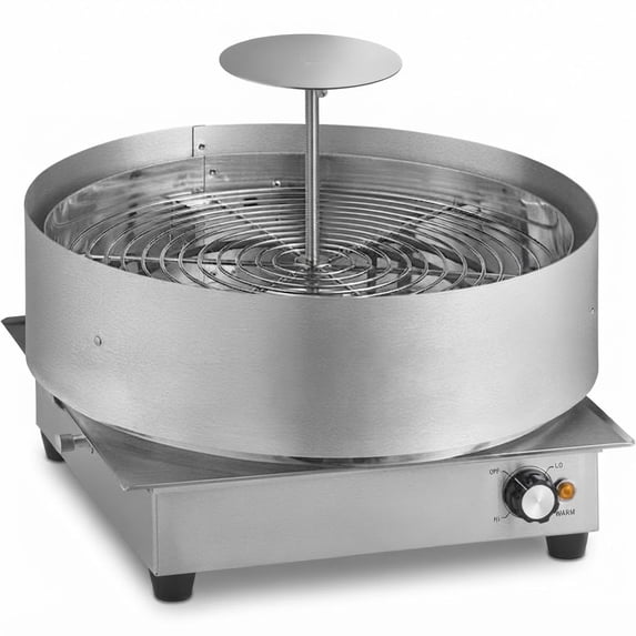 Glownary PWM1318 Pizza Deli Film Wrapping Machine, 15.25x15.25x8.5 Inch ...