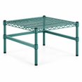 Glownary Wire Dunnage Rack, Green Epoxy Coated, Metal, 24x24x14 Inch ...