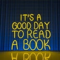 thumbnail image 1 of Glowneon A Good Day To Read Book Neon Sign, Long-lasting Wall Decor, 1 of 4