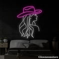 thumbnail image 1 of Glowneon Abstract Woman Neon Sign, Cowboy Woman Shape Body Led Sign, Woman Body Decor, 1 of 5