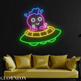 thumbnail image 1 of Glowneon Alien Spaceship Led Sign, Alien Space Universe Kid Room Deco, 1 of 5