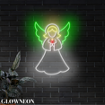 thumbnail image 1 of Glowneon Angel Christmas Neon Sign, Christmas Holy Night Led Wall Art, 1 of 5