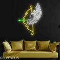 thumbnail image 1 of Glowneon Arrows Wings Neon Sign, Angel Arrow Led Sign, Valentine Gift, 1 of 5