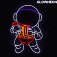 thumbnail image 1 of Glowneon Astronaut Eating Ramen Neon Sign, Japanese Ramen Led Light, 1 of 5