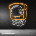 thumbnail image 1 of Glowneon Astronaut Sandwich Neon Sign, Spaceman Bake Decor Led Sign, 1 of 4