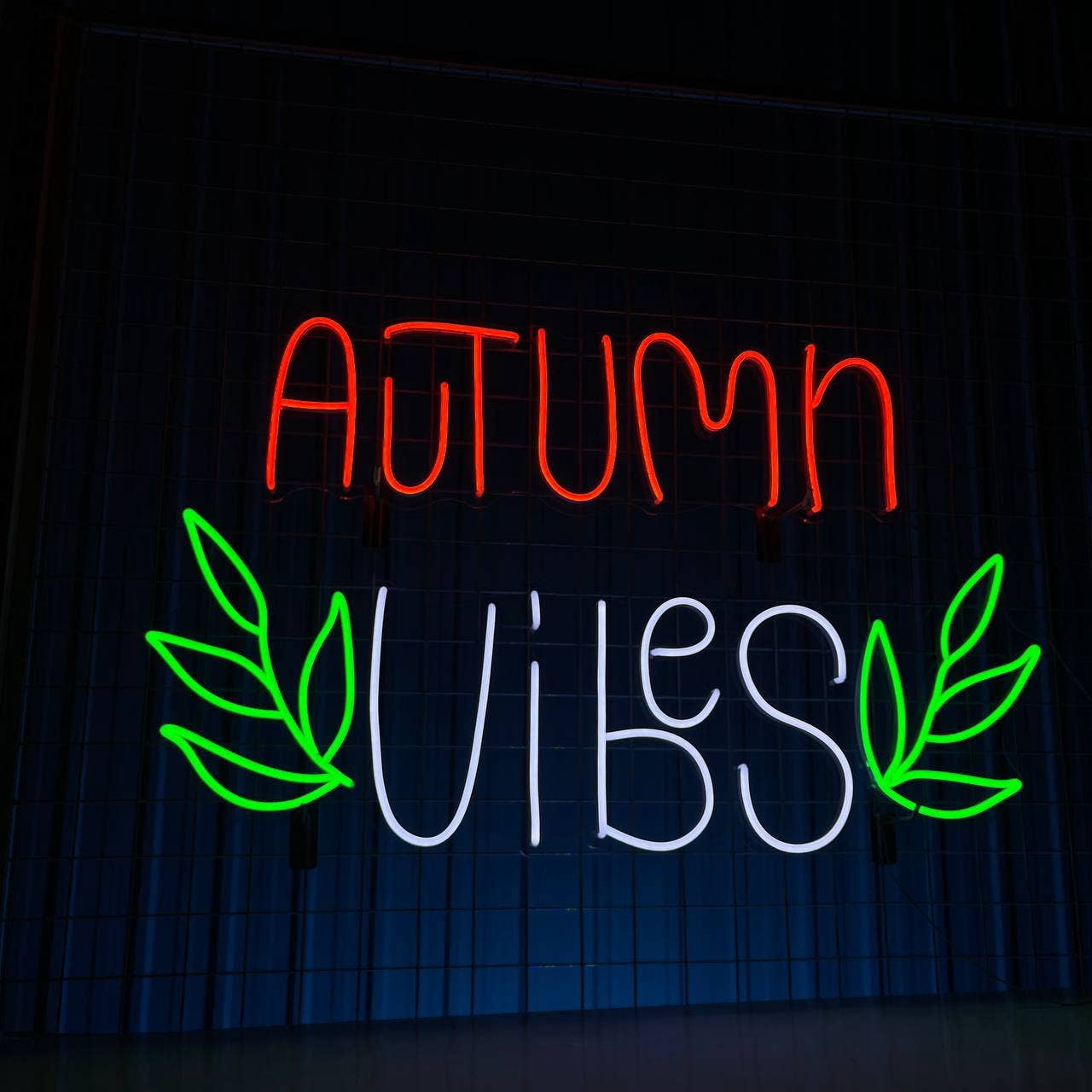 Fall Risk Neon Light Glowneon Autumn Vibes Neon Sign, Fall Long-lasting Lights Wall Decor ...