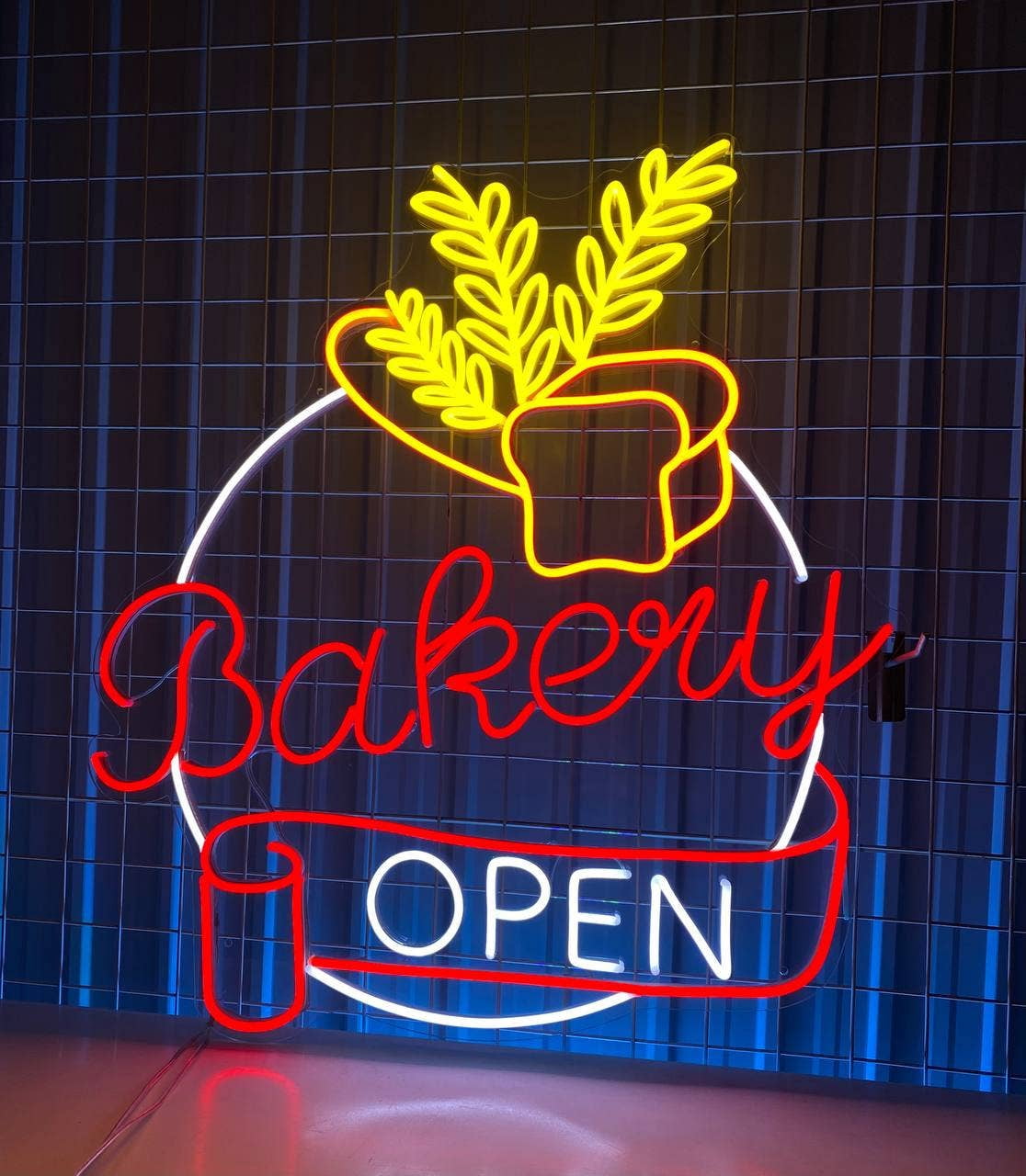 Glowneon Bakery Open Welcome Neon Sign, Bakery Open Welcome Led Decor ...
