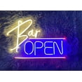 thumbnail image 1 of Glowneon Bar Open Neon Sign, Signboard Decor for Bar, 1 of 4