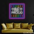 thumbnail image 1 of Glowneon Be Proud Neon Sign, Pride LGBT Led Sign, LGBT Wall Led Decor, 1 of 5